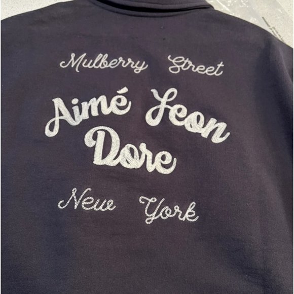 Aime Leon Dore Chain Stitch Quarter Zip Sweatshirt F/W 21 - Picture 4 of 5